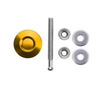 Ensemble de fixations universelles à bouton-poussoir à dégagement rapide pour pare-choc avant de voiture de course, goupille de verrouillage Serrure de Capot de Voiture(Gold 25mm)