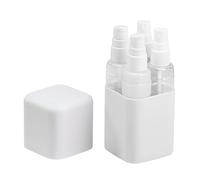 Ensemble de flacons de voyage multifonctionnels - Kit 4 en 1 avec flacon pulvérisateur de 50 ml, récipient à lotion, approuvé par la TSA et réutilisable, essentiel de voyage adapté pour stocker des