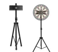 Ensemble de fléchettes électroniques Portables avec Support, Hauteur réglable, fléchettes à Pointe Molle, Score Automatique, Jeux familiaux pour intérieur et extérieur