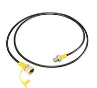 Ensemble de flexible haute pression, d'essai hydraulique avec raccord for manomètre, mâle G1/4 vers femelle M16, longueur 1,5 m