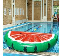 Ensemble de flotteurs de piscine géants, comprenant une demi-pastèque, une pizza, un homard, une tortue de mer et un alpaga gonflables. Flotteurs de piscine gonflables, accessoires de plage, flotteur 