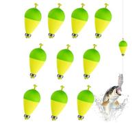 Ensemble de flotteurs pêche pour la pêche,10 Pièces D'Équipements Flottants Lestés,Flotteurs Lestés pour la Pêche - Pour La Pêche Du Silure Et Du Bar En Piscine Extérieure En Eau Douce Depuis Un Batea