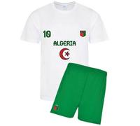 Ensemble de foot maillot et short Algérie enfant blanc - - Blanc 5-6 ans