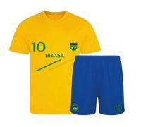 Ensemble de foot short et maillot du Brésil enfant - - Jaune 3-4 ans