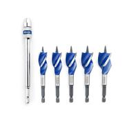Forets En Bois Stubby 6X Bleus, 5 Pièces - IRWIN INDUSTRIAL TOOL