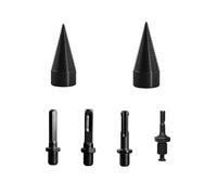 Ensemble de forets à bois de chauffage à assemblage rapide avec tige hexagonale en acier au carbone pour le jardinage, le camping, le bois de chauffage