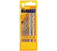 Ensemble de forets à maçonnerie DeWALT EXTREME / 4, 5, 6, 8, 10 / (5 pièces) DT6956