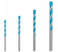 Ensemble de forets BOSCH Expert CYL-9 Multiconstruction Ø 4 mm Ø 5 mm Ø 6 mm Ø 8 mm 4 Pièces Argent G