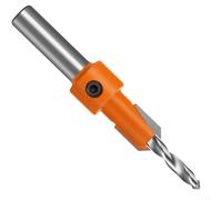 Ensemble de forets coniques à tige hexagonale pour le travail du bois, chanfrein, changement rapide, outil de perçage de trou de vis à bois pour alliage d'aluminium 2,8 à 4 mm (3,5 x 10 mm)