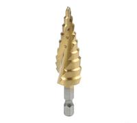 Ensemble de forets coniques multi-étapes pour la fabrication de métaux et la menuiserie - Mèche spirale style pagode avec plage de 4 mm à 32 mm (B)