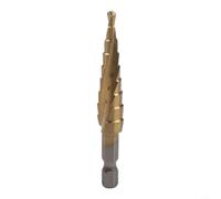Ensemble de forets coniques multi-étapes pour la fabrication de métaux et la menuiserie - Mèche spirale style pagode avec plage de 4 mm à 32 mm (A)
