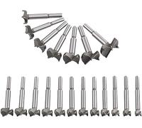 Ensemble de forets, ensemble de forets au cobalt, 19 pièces foret (10mm-40mm) titane alliage acier bois scie cloche HSS forets ensembles for bois plastique contreplaqué