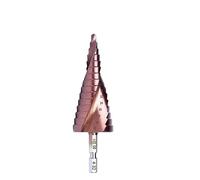 Ensemble de forets, ensemble de forets au cobalt, M35 5% Cobalt Step Bits Tapered Hexagonal Shank Metal Drill Bit Tool Set Holemaking Cutter Stainless Steel(4-12mm)