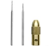 Ensemble de forets extracteurs de vis dénudés, alliage d'acier haute résistance pour vis arrière de téléphone portable, outil de retrait de tête rotative léger en un mot, argenté
