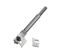 Ensemble de forets plats extensibles en acier à haute teneur en carbone pour le travail du bois, 15-45 mm/22-75 mm, facile à régler