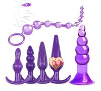 Ensemble De Formation De Pratique De Hanche De 6 PièCes Pour Hommes Et Femmes, Accessoires Interactifs En Silicone Exquis, 3 Couleurs à Choisir - Q (Violet)