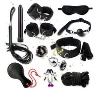 Ensemble De Formation En Nylon De 12 PièCes, Ensemble Multifonctionnel Pour Les RéUnions De Famille - Accessoires De Formation - D-2 (Noir)