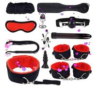 Ensemble De Formation Multifonctionnel En Nylon De 12 PièCes, Ensemble Complet D'éQuipement Pour Les Parties PassionnéEs - Accessoires De Formation - D-3 (Rouge)