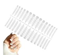 Ensemble de formes d'ongles - Modèles en gel transparent, pochoirs réutilisables pour, outils de manucure créatifs, accessoires polyvalents pour | Petit ami Petite amie Fête de famil