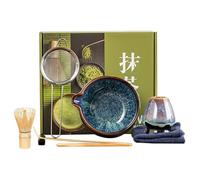 Ensemble de fouet à matcha, bol à matcha et fouets, ustensiles de cérémonie du thé japonais pour la relaxation à la maison, outils de mélange traditionnels, kit de pratique de méditation de pleine