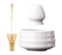 Ensemble de fouet à matcha japonais - Ensemble de fouet à matcha, ensemble de fouet à matcha et bol | Kit de 4 accessoires de thé japonais pour cérémonie du thé japonaise, pour les amateurs de thé