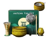 Ensemble de fouet à matcha, kit de 5 pièces, ensemble de bols à matcha, kit de fouet à matcha, ensemble de fouet à thé, ensemble de thé matcha, kit de matcha de Noël, ensemble matcha familial