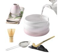 Ensemble De Fouet Matcha - Matcha Tools Wisch Et Bowl Set | 7 Pièces Kit De Thé Japonais Avec Passoir Du Support De Cuillère Pour Femmes Pour Femmes Hommes Amateurs De Thé À La Maison Cérémonie