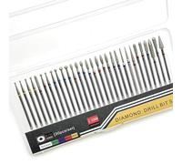 Ensemble de fraisage à ongles en pierre électrique pour manucure, ponceuses, embouts de nettoyage des cuticules, accessoires de bavure pour art, pédicure, manucure, tête de meulage, accessoire de