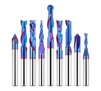 Ensemble de fraises à défoncer haute gravure avec différents profilés tige de 6,35 mm pour bois, matériaux composites, alliage, sculpture