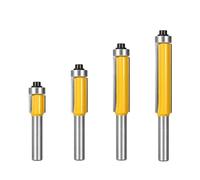 Ensemble de fraises à roulement à billes - Tige de 8 mm - Convient pour le travail du bois précis - Pour le travail du bois dur