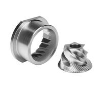 Ensemble de fraises coniques en acier inoxydable, pièces de rechange for moulin à café de 48 mm, compatibles avec Jura Saeco Magic Royal Strato Bosch Siemens