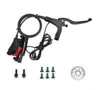 Ensemble de frein à disque hydraulique pour vélo électrique avec capteur de mise hors tension, étriers et leviers à double piston en aluminium CNC, rotors de 160 mm, compatibles avec vélos électriques