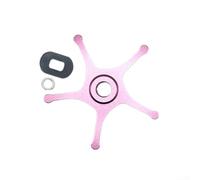 Ensemble de frein en métal efficace de 62 mm pour moulinet de pêche ABU BF7 BF8 ib7 ib8 conçu pour fonctionner avec le système Five Star et pour la compatibilité de la série Zenon (rose gaucher)