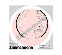 ZIMMERMANN 10990.157.0 Jeu de mâchoires de frein