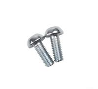 Ensemble de freins V-Brake en alliage d'aluminium pour VTT, freins à traction linéaire avant et arrière avec portée de 110 mm, ressort à anneau 3/4 et couvercles en caoutchouc, compatible (argent)