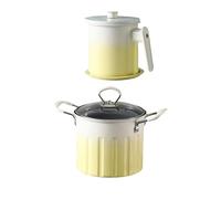 Ensemble de friteuse, marmite multifonction, chauffe-beurre, couvercle en verre, chauffe-lait for rondelles d'oignon, cuisson du poulet frit
