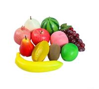 Ensemble de fruits artificiels en mousse réalistes pour la maison, les mariages et les décorations de vacances (1)