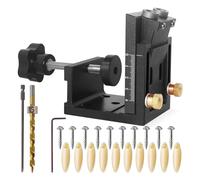 Ensemble De Gabarit Trou Poche Complet Efficace Avec Forets Et Localisateur Adapté Projets Professionnels Travail Du Bois À Domicile Construction Métallique