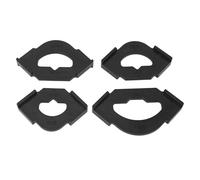 Ensemble de gabarits d'angle de routeur, conception ergonomique en plastique haute résistance pour les professionnels du travail du bois 4 pièces R20T20 R25T25 R30T30 R40T40