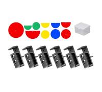 Ensemble de gabarits de menuiserie pour faire des coups de pied et de plafond pour installer des meubles et des armoires