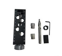 Ensemble de gabarits de perçage en métal - Outil professionnel de localisation de trous avec manchon de perçage pour assemblage de cadre en aluminium (C)