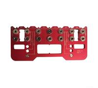 Ensemble de gabarits de poche avec construction en alliage d'aluminium pour armoires et meubles - Compatible avec charnières de porte de garde-robe et rails de tiroir