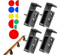 Ensemble De Gabarits Pour Le Travail Du Bois, Prévention Des Déplacements, 7,5 X 2,4 X 1,8 Cm, Ensemble D'installateurs D'outils De Menuiserie, Accessoires De Traçage Pour Armoires De Meubles, Concept