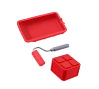 Ensemble De Gadgets Manuels Avec Brosse À Rouleau En Silicone Et Plateau Épandeur Pour Des Applications D'artisanat Sécurisées Plateau En Silicone Pour La Fabrication De Modèles