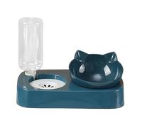 Ensemble de gamelles Doubles Uplory pour Animaux de Compagnie, Anti-Chute, Protection du Cou, Eau et Nourriture automatiques pour Chiens et Chats (M)
