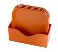 Ensemble de gamelles peu profondes pour chat, assiette d'alimentation carrée, aide à la vaisselle colorée pour animaux de compagnie avec un aspect durable, large gadget plat avec une construction élég