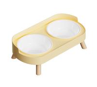 Ensemble de gamelles surélevées pour chat avec base anti-éclaboussures pour chien, passe au lave-vaisselle, double mangeoire surélevée pour chien