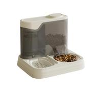 Ensemble de gamelles surélevées pour chats et chiens, anti-fuite, mangeoire amovible en métal, design économiseur d'espace, mangeoires automatiques pour animaux de compagnie et fontaine à eau