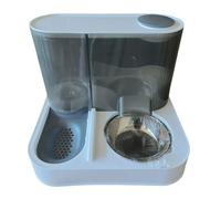 Ensemble de gamelles surélevées pour chien, anti-fuite, mangeoire amovible en métal, design peu encombrant, anti-déversement, gamelle surélevée pour chats