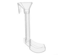 Ensemble de gamelles transparentes pour aquarium avec crochets | Tube réglable à 3 sections, extensible jusqu'à 38 cm, empêche les aliments de dériver, plastique PC, visibilité claire